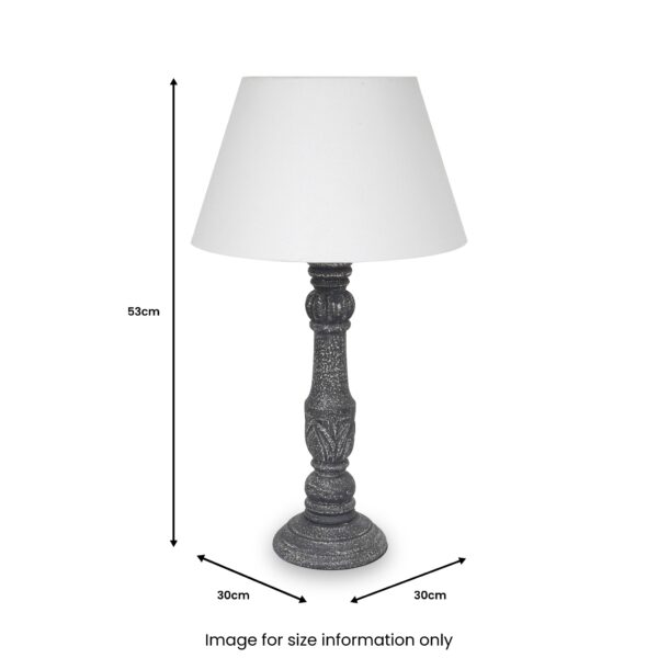 Ocazia Vintage French Style Table Lamp – Elegant Accent Lighting for Bedroom & Living Room - Image 5