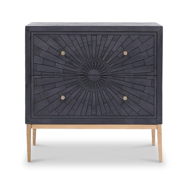 Ocazia Mandala Carved 2-Drawer Chest – Compact Storage with Artistic Design - Image 5