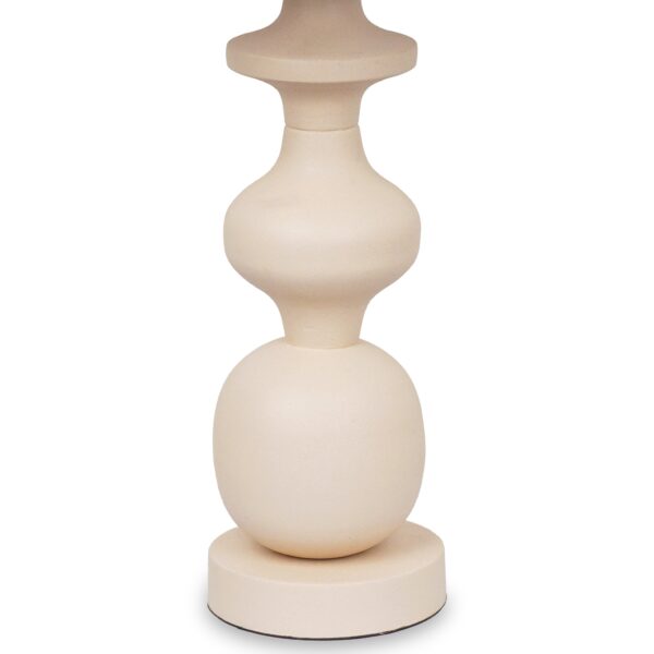 Ocazia Linen Shade Table Lamp – Soft Ambient Lighting for Bedroom & Living Room - Image 3