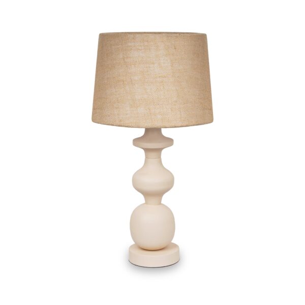 Ocazia Linen Shade Table Lamp – Soft Ambient Lighting for Bedroom & Living Room - Image 2