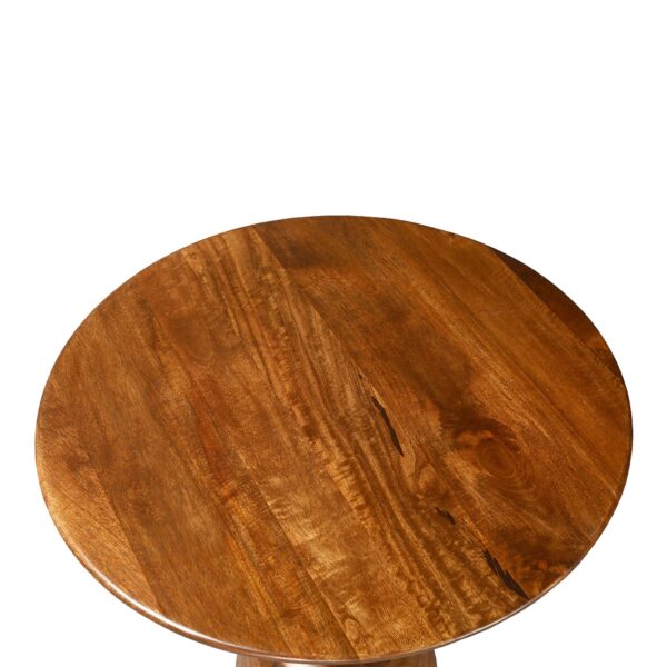 Ocazia Sculptured Mango Wood Coffee Table – Handcrafted Statement Living Room Centerpiece - Image 4