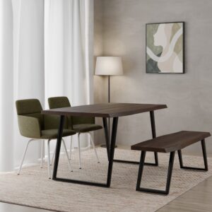 Ocazia 150cm Acacia Wood Dining Table – Solid Wood Table for 4–6 Seaters